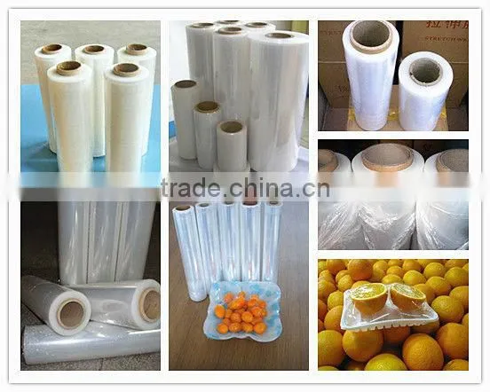 AUTOMATIC lldpe stretch film making machine/pvc stretch cling film machine