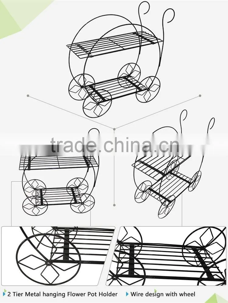 Outdoor Garden Metal Decorative Flower Pot Stand,Metal Flower Pot Holder