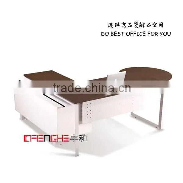 latest office table designs wooden l-shape office table