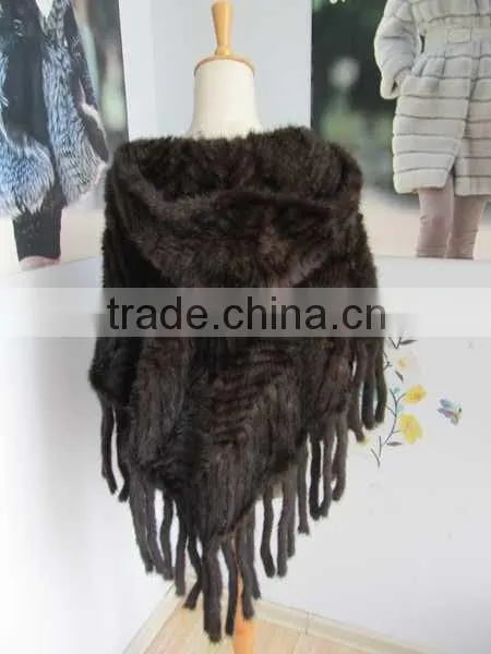 wholesale women's mink fur cape MKS1