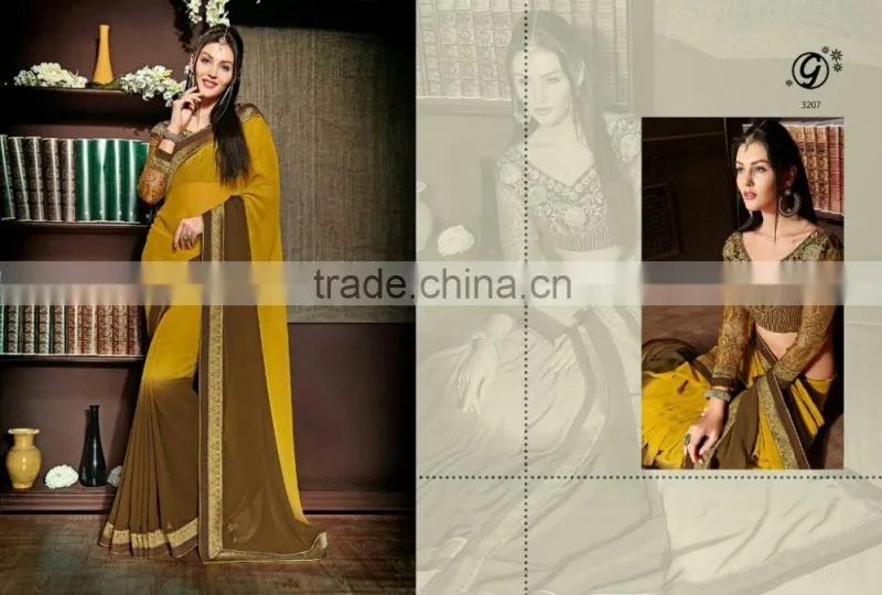 Shaded Designer Sarees For Women