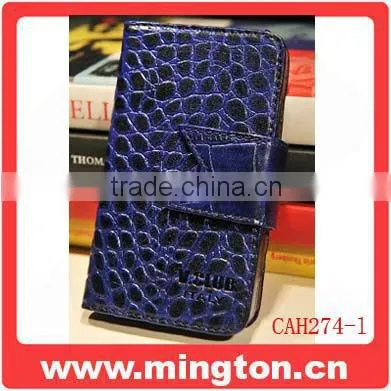 Wallet Leather case for iphone 4