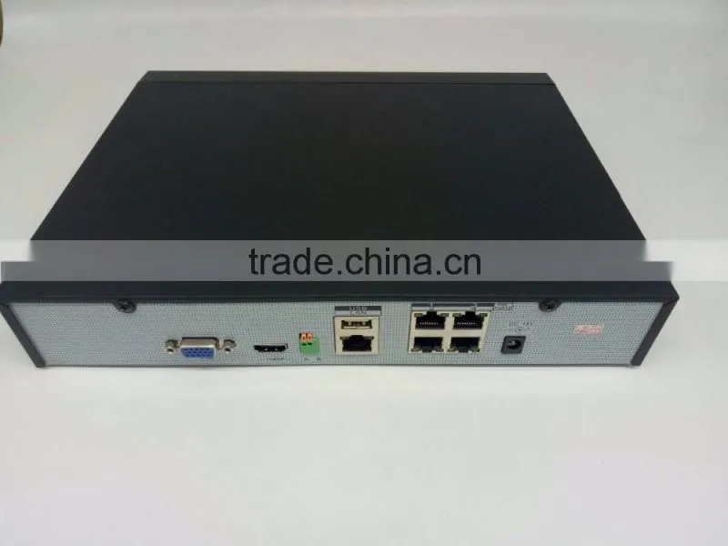 4 Camera Security System 4Channel IP PoE NVR 4TB HDD poe nvr kit