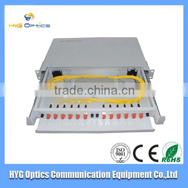 Cheap price 19inch 12 outdoor 24 port corning fiber optic patch panel