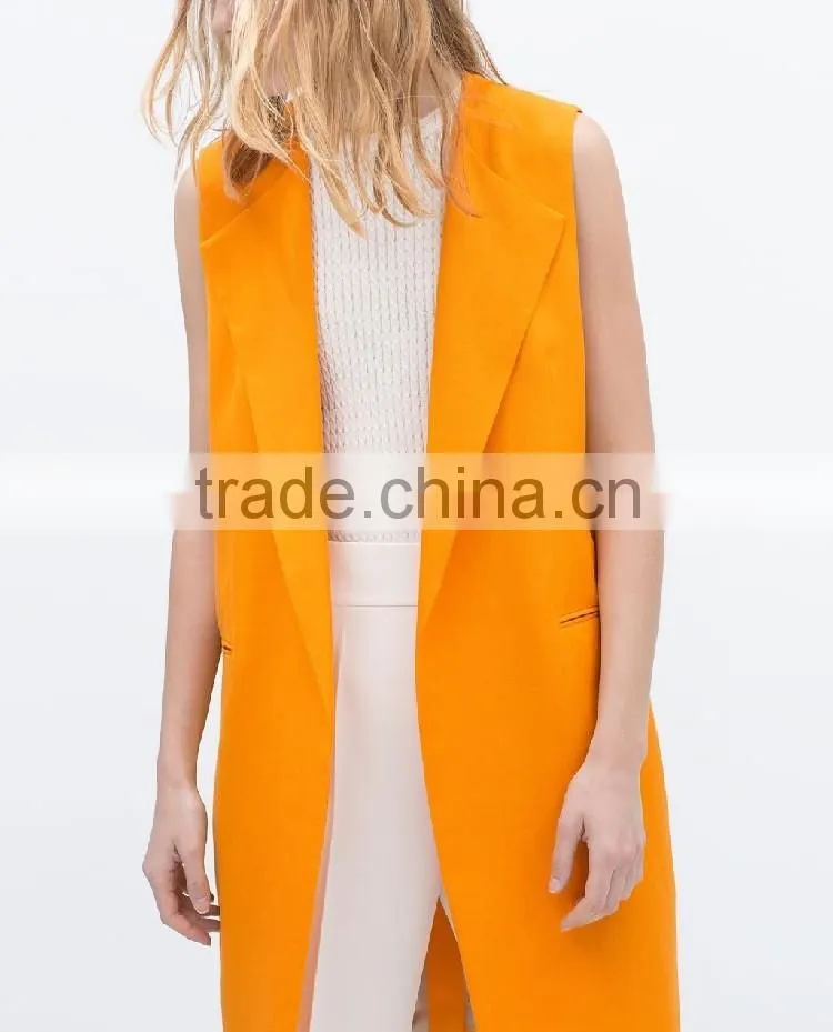 High Fashion Women Clothes Garment Ladies Elegant Waistcoats Sleeveless Vest
