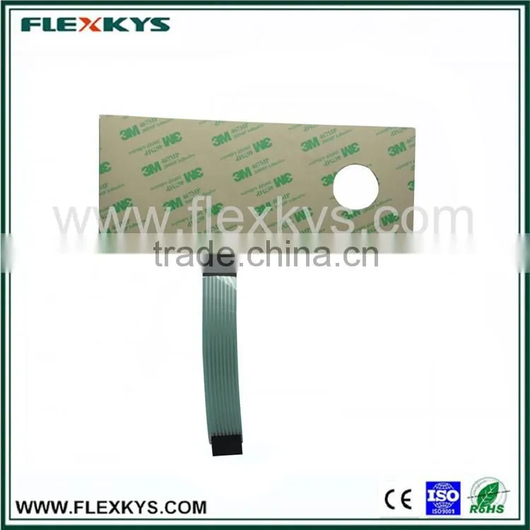 Custom-made Metal Dome Rubber Key Membrane Switch with Good Tactility