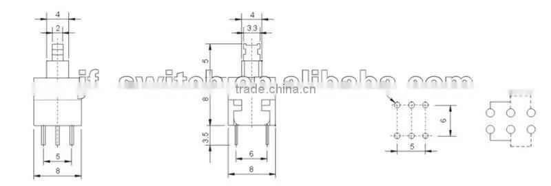 PS-8*8 power push button switch