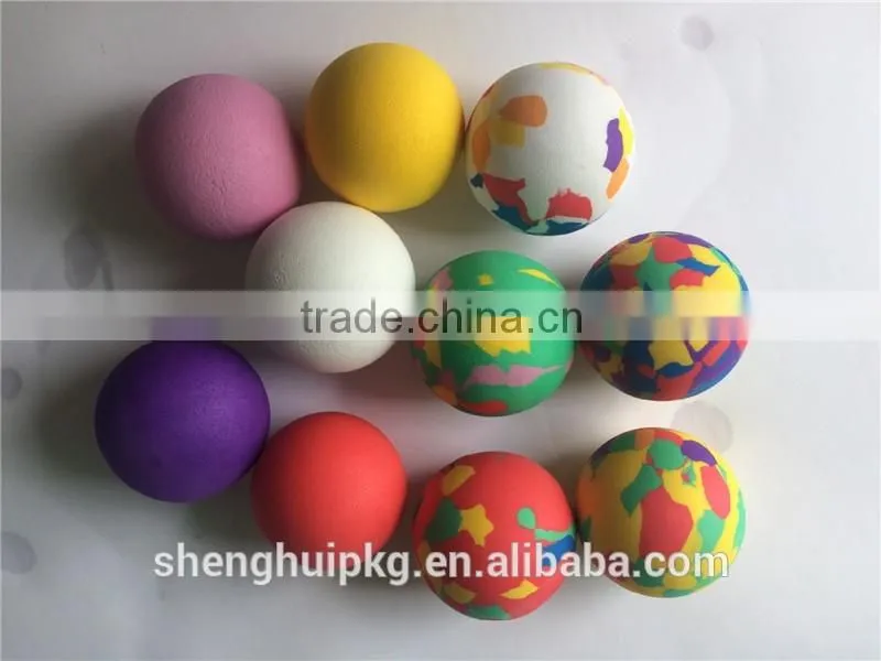 Hot sell cheap colorful eva foam ball toy gun eva ball promotional eva ball for kids playing