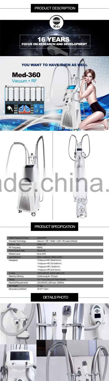 body Slimming Spa Equipment MED-360