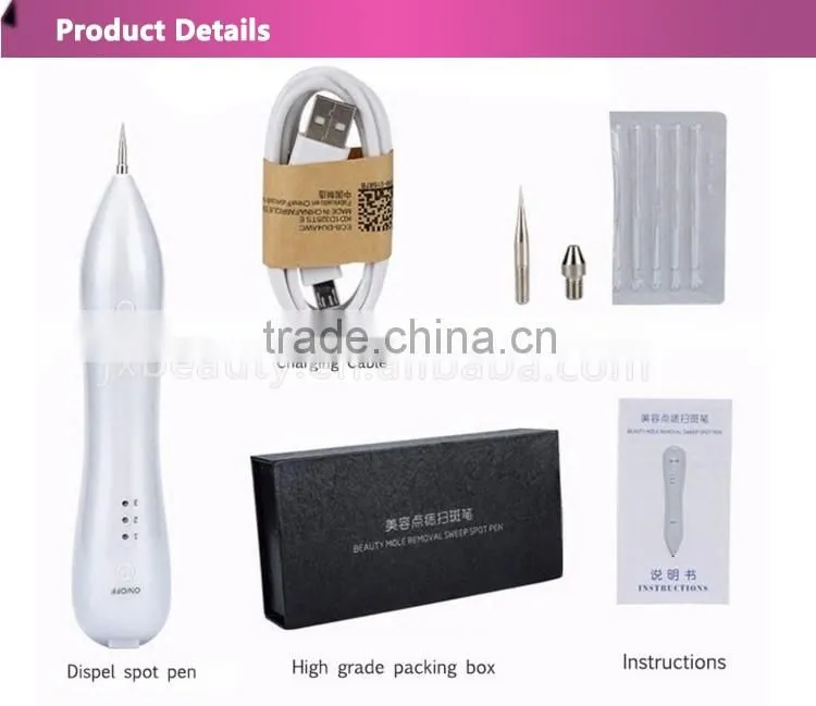 Portable Laser plasma spots removal pen Removal Scars Beauty laser mole removal pen