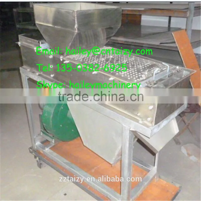 Taizy roasted peanut red skin peeling machine /dry peanut skin peeling machine