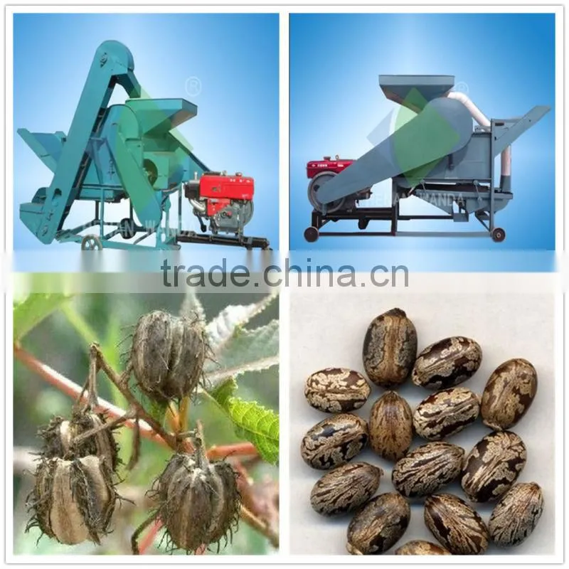 high quality castor shelling machine /Factory price castor seed deshelling machine