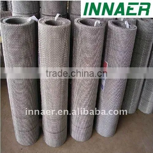 plain woven stainless steel crimped wire mesh (Exporter)