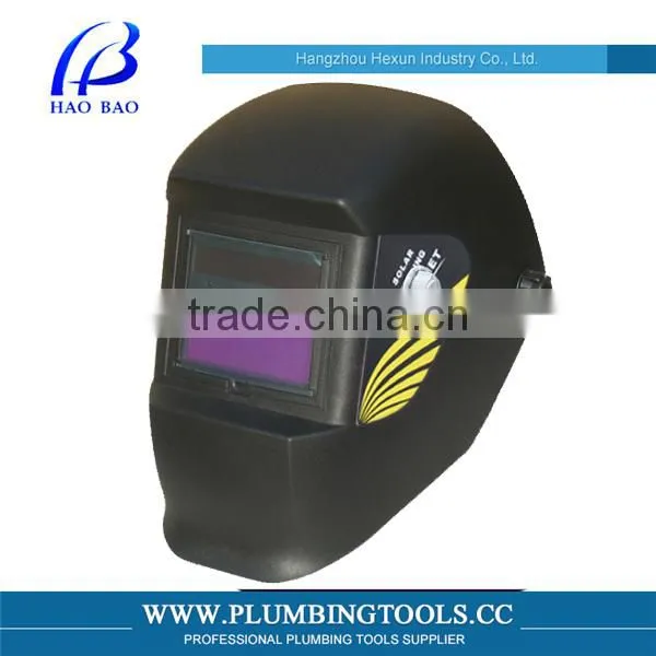 HX-TN01 Hot sale industrial helmet with face shield auto darkening welding helmet,welding face shield with china supplier