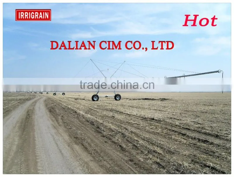 the new center pivot irrigation sysytem