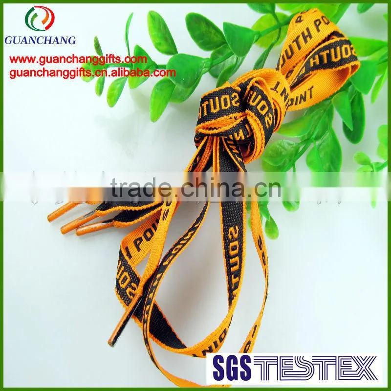 OEM custom waxed round shoelaces