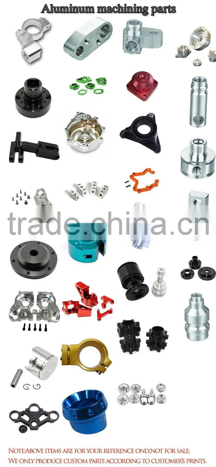 CNC Aluminum machining three way joints auto parts motorcycle parts
