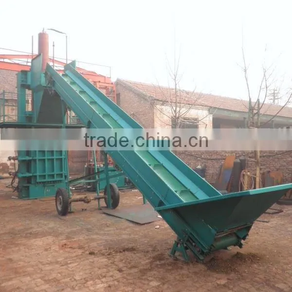 Resource-saving waste paper compressor machine with high performance