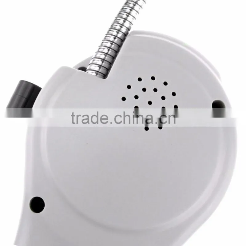 Combustible Gas Leak Detector with Built-in Sensor, Adjustable Sound Light Alarm Tester, Natural Gas