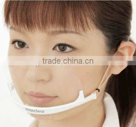 Transparent Protective Face Mask with Splash Shield