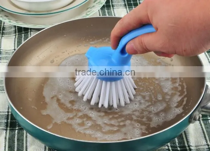 kitchen steel wire pot cleaning brush tools suit
