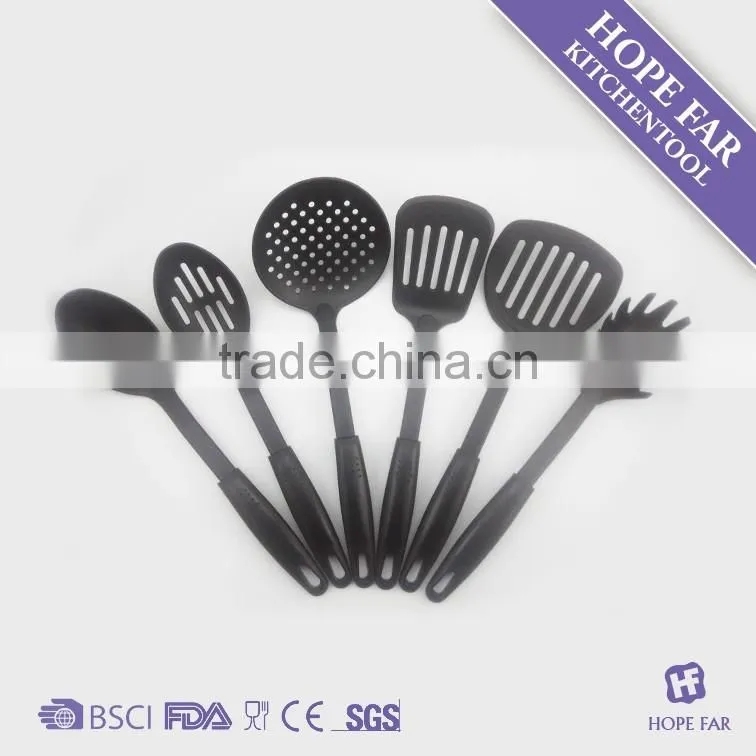 0900023 7pcs nylon kitchenware set with holder,nylon kitchenware