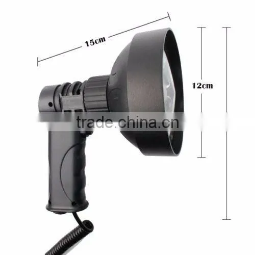 Super bright 3000 Lumens LED Handheld Vehicle Hunting Spot Torch Camping Work Fishing Light 12V