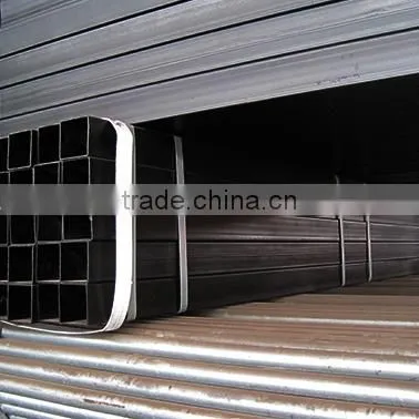 40*60*3mm hollow section black steel pipe for building material