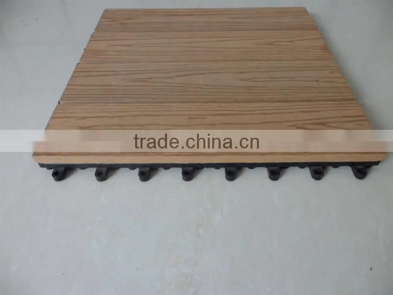 Outdoor Plastic Wood Floor Tiles/WPC DIY Decks/deck tiles wpc diy