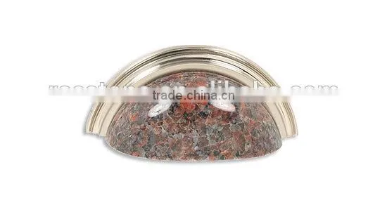 cup pull-DM-BN granite pull cup pull brushed nickel for kitchen and bathroom