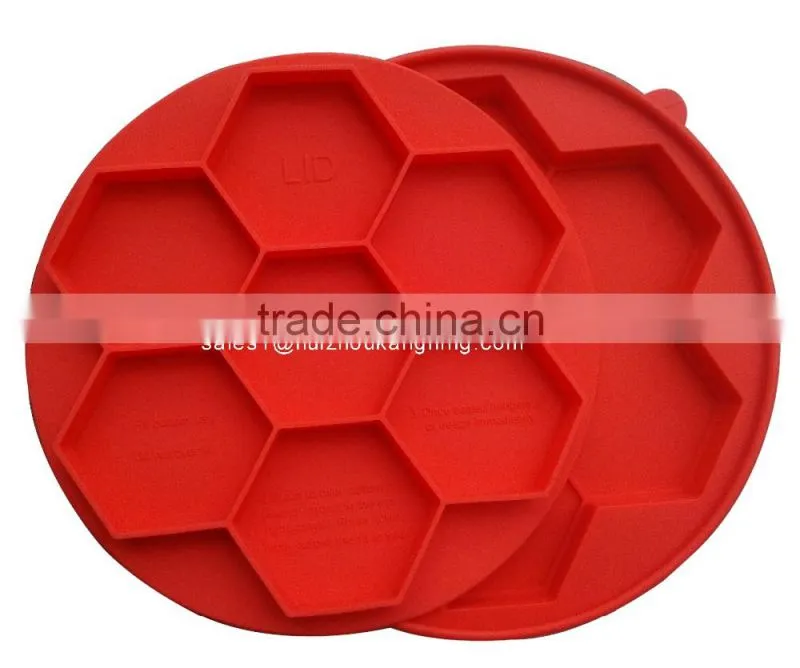 7 in 1 Hexagon Silicone Hamburger Maker