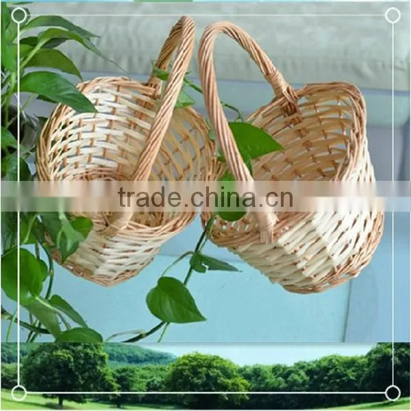 100%handmade craft exquisite wicker artificial christmas flower basket