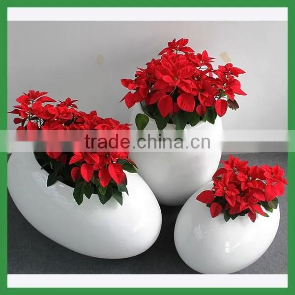 FO-326 Modern Style Fiberglass Planter Set