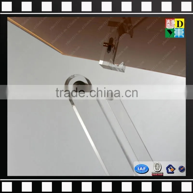 Custom acrylic folding snack table household acrylic clear folding tray table foldable coffee table from china manufacturer