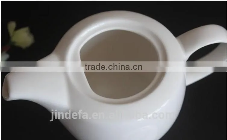 Drinkware white hotel porcelain hot sale, fine porcelain coffee pot
