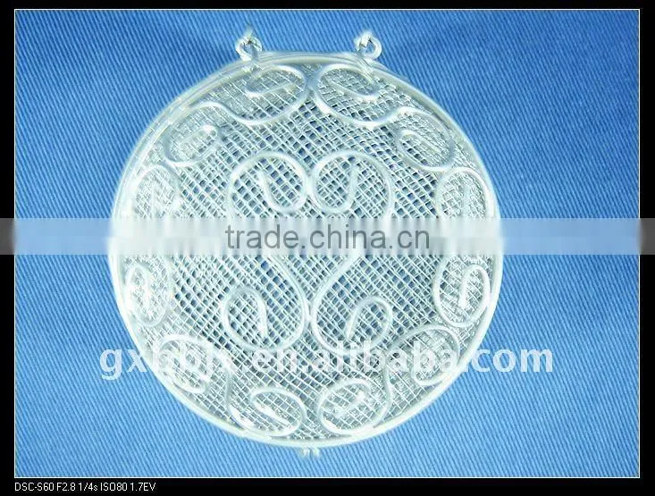 Round silver wire candy storage national day decoration