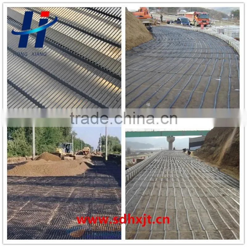 Uniaxial geogrid use in Retaining wall reinforcement