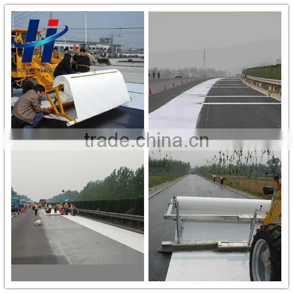 polyester fiberglass geotextile used in road construction