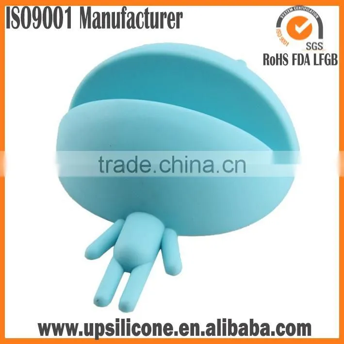 2014 Creative mouth design anti-slip silicone cell mobile phone holder funny cell phone holder for desk