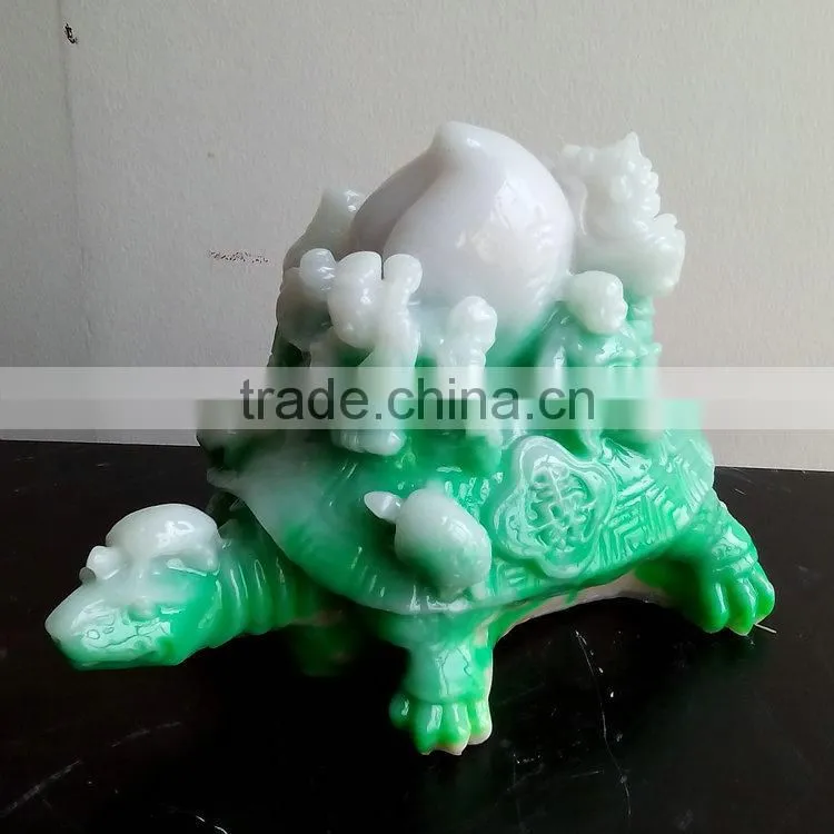 Resin tortoise figure