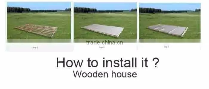 Wholesale price Double floor leisure wooden house price