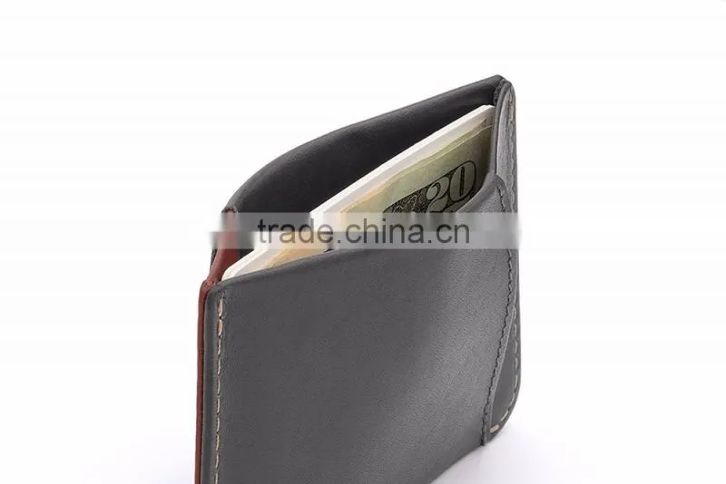 genuine cowhide Leather Micro Sleeve Wallet