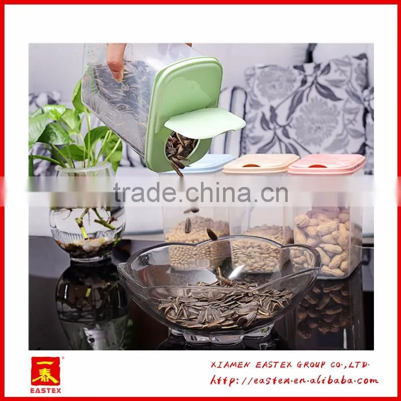 Flip-open cover food crisper plastic crisper
