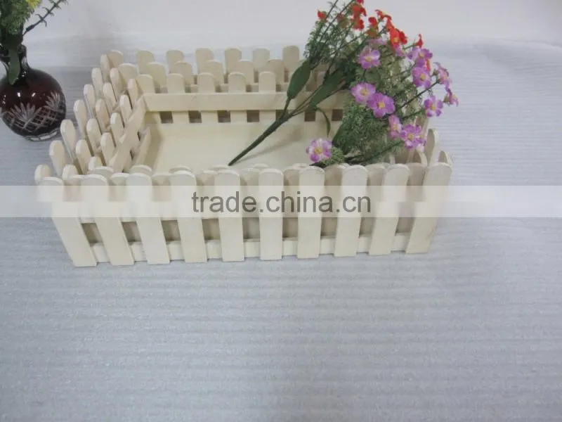 outdoor wooden flower pot