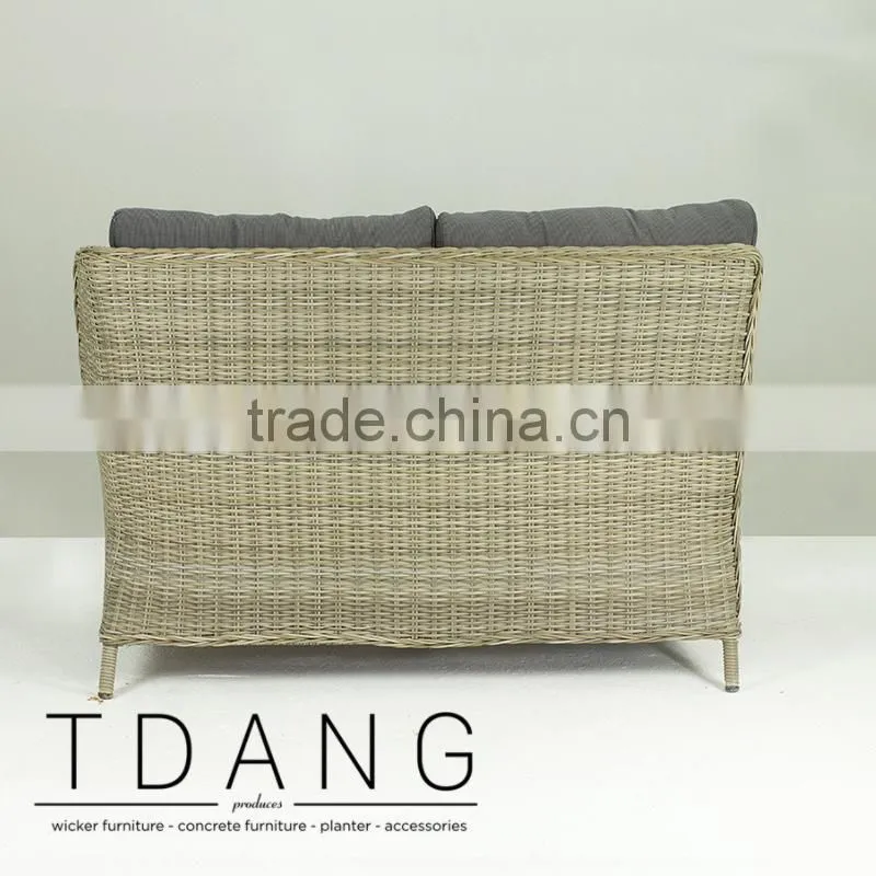 Hanna Wicker Sofa Left Hand- Modern Outdoor Wicker Furniture - Rattan Corner Sofa Sets