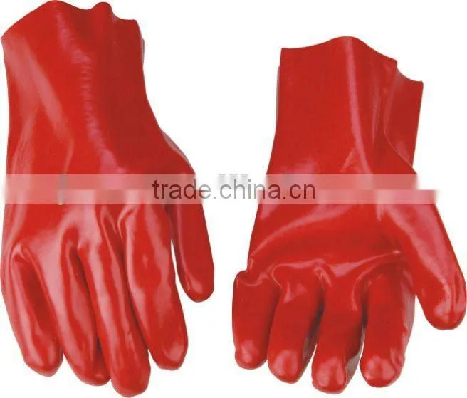 PVC working gloves
