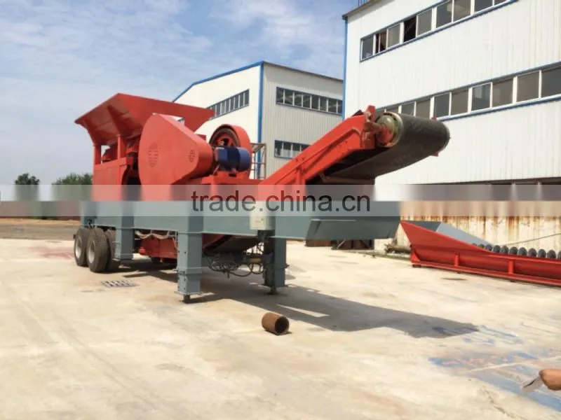 2015 China Unique Mobile Stone Crusher Plant With High Quality