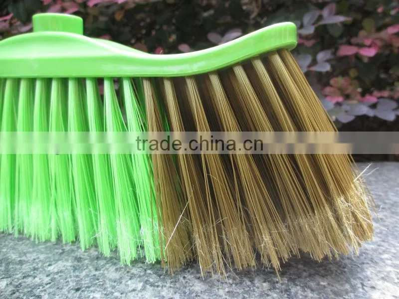 Low price wooden handle Plastic Brooms