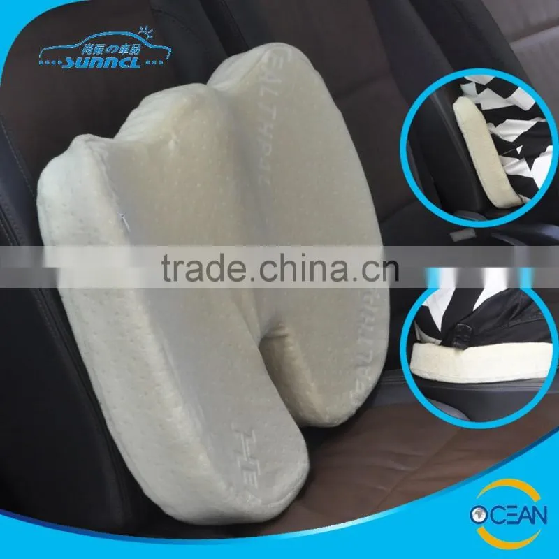 Velvet Fabric Cover Soft Memory Foam Comfortable Coccyx Cushion, Car Seat Cushion