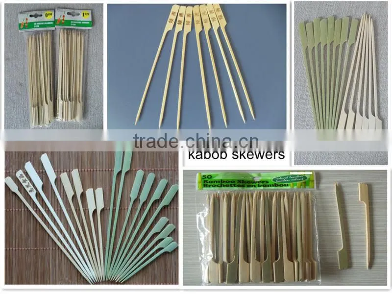 Wholesale Grill Flat Bamboo Sticks